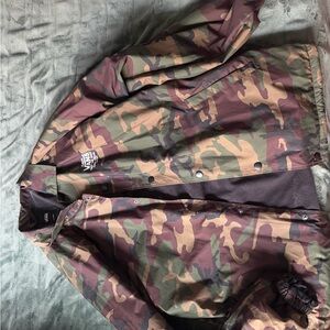 Camouflage Vans windbreaker